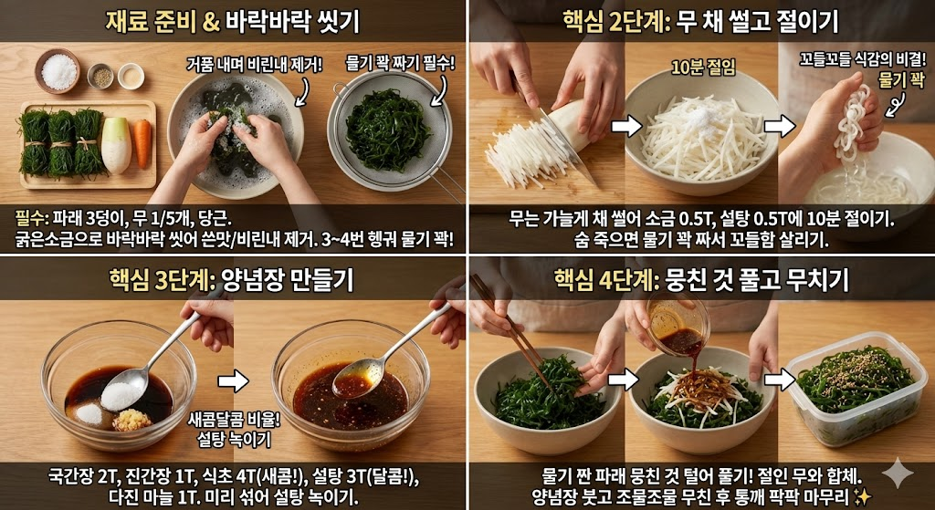 파래무침 맛있게 만드는법