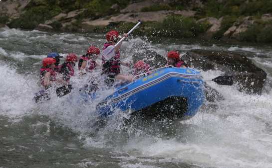내린천 래프팅 사진