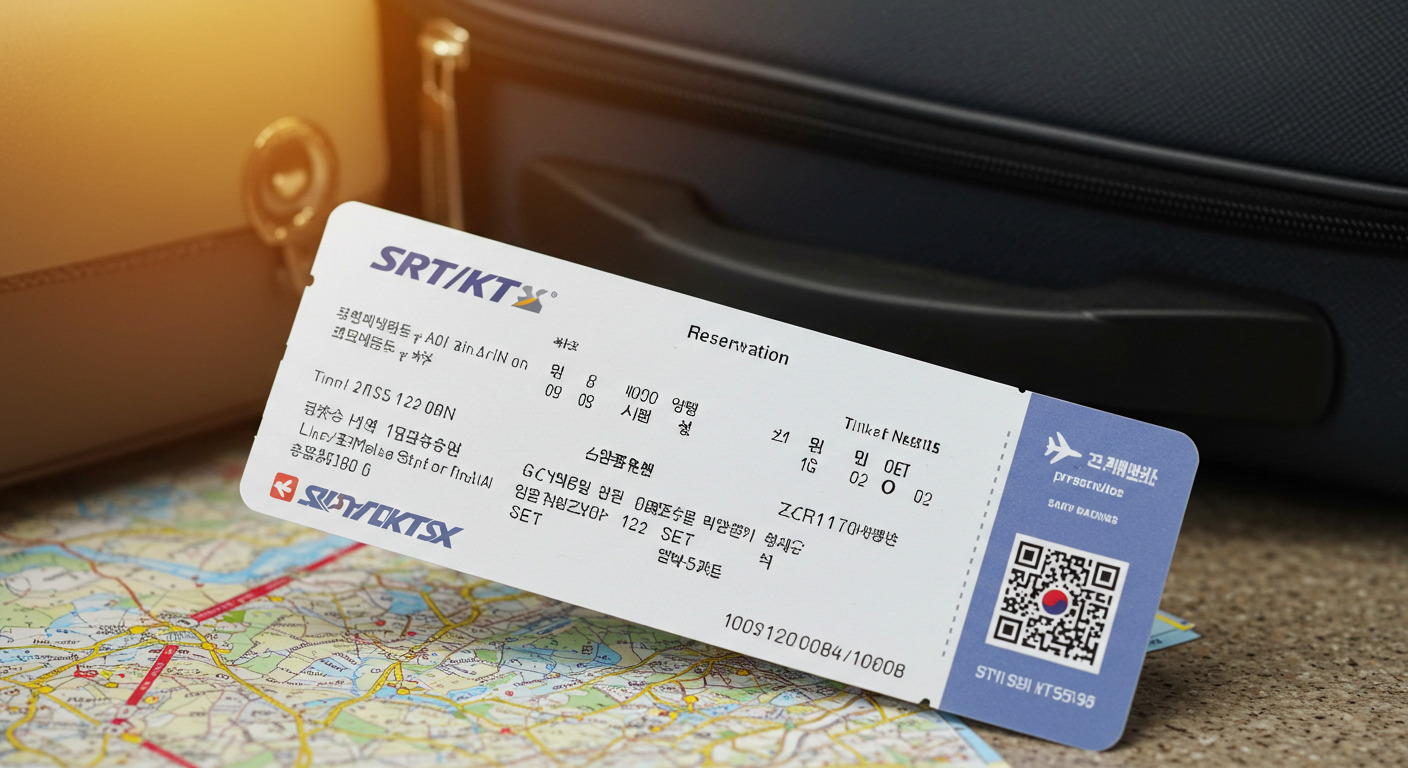 KTX 기차표 이미지