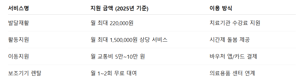 장애인 바우처 신청