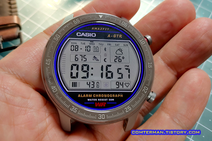 어메이즈핏 GTR 47mm 배터리 교환