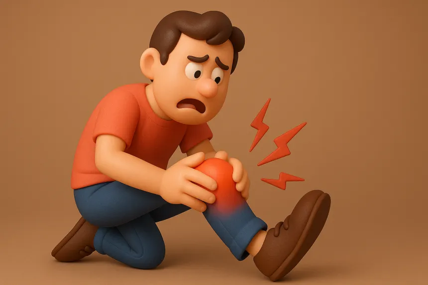 무릎에 물이 차는 증상