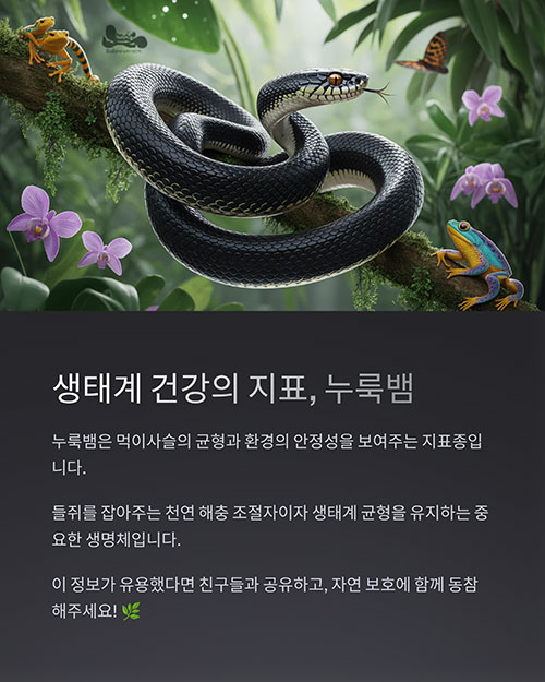 생태계의 건강성을 상징하는 지표종