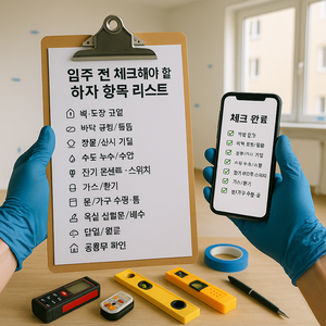 입주 전 하자 체크리스트 한눈에