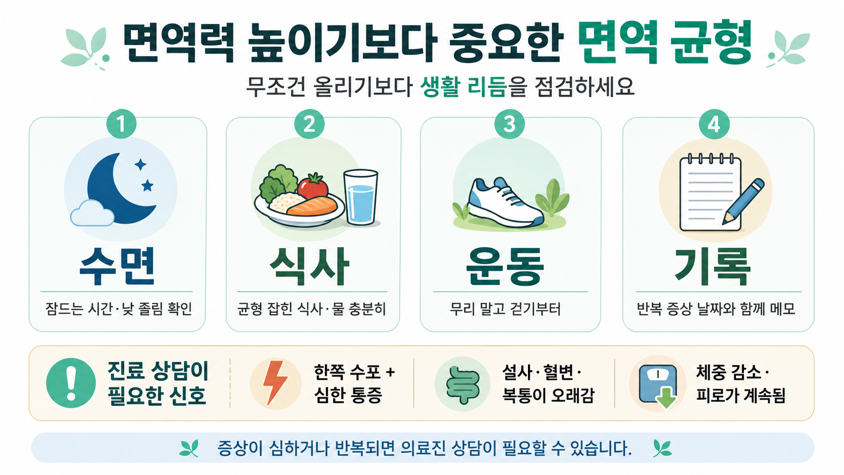 면역력 높이기