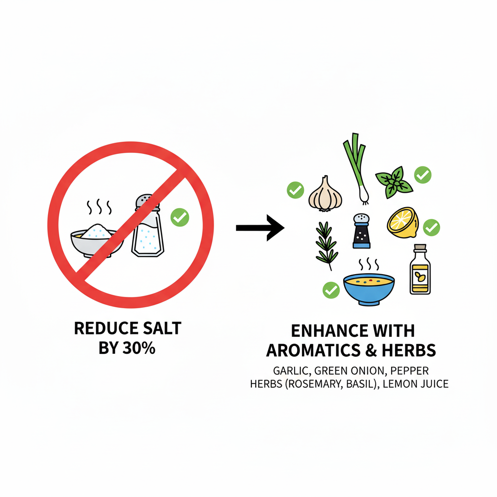 나트륨 줄이는 방법(저염식 팁)