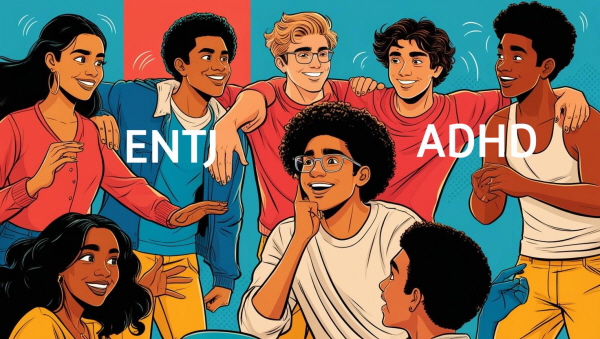 ENTJ 자녀가 ADHD를 가졌을 때 보이는 일반적인 특징에 관한 그림