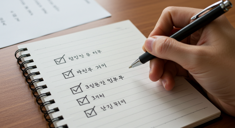 갱년기 셀프체크리스트