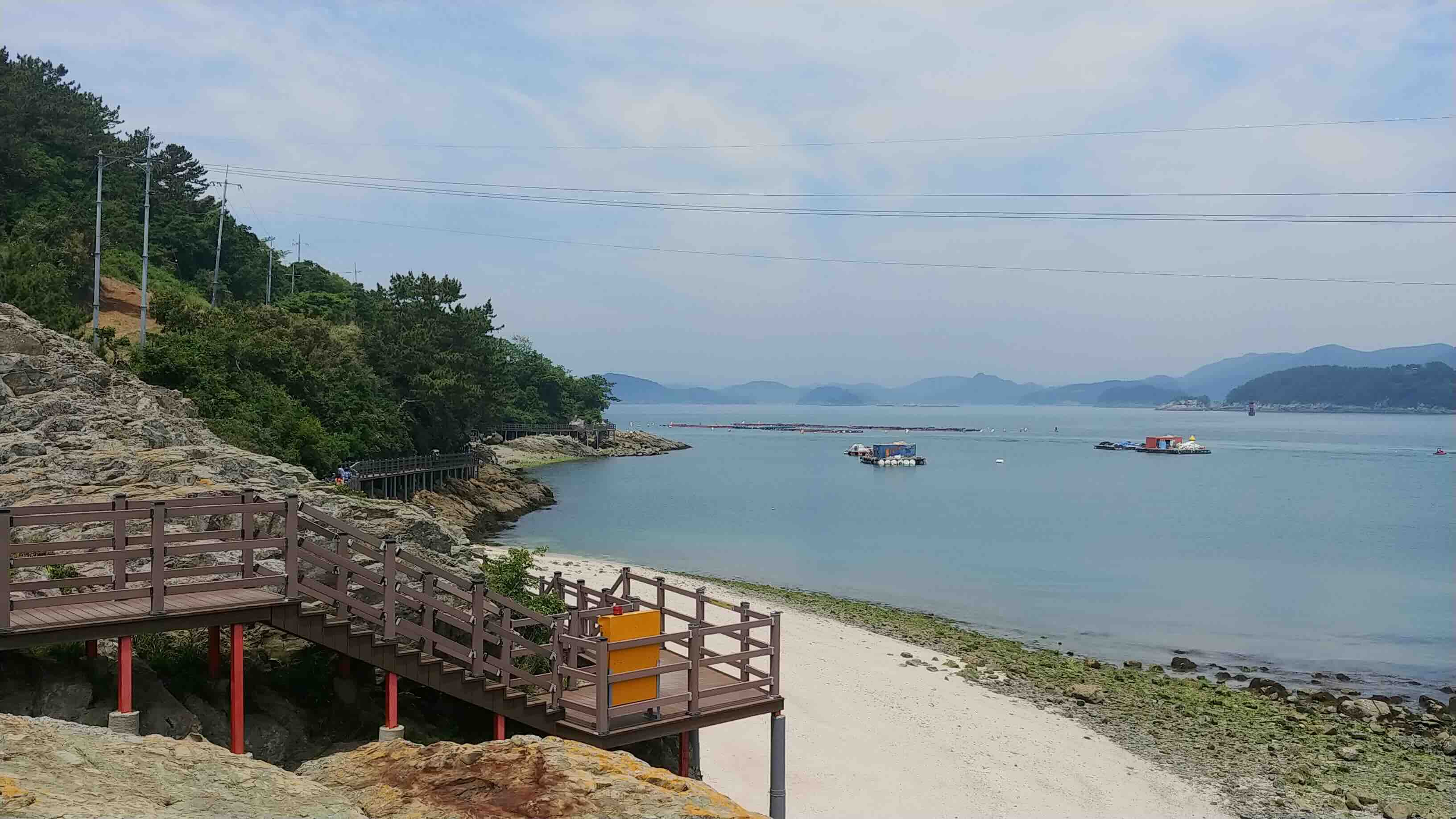 만지도 해안 산책로