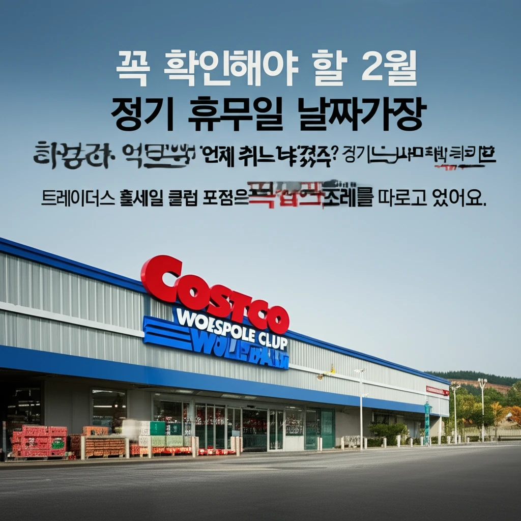 군포 트레이더스 영업시간 및 2월 둘..