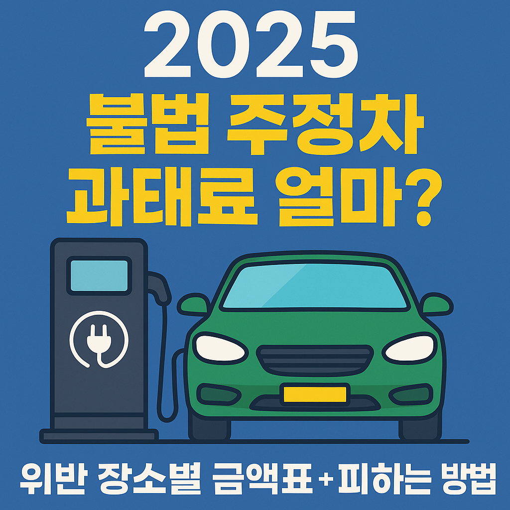 2025 불법 주정차 과태료 얼마? 위반 장소별 금액표 + 피하는 방법