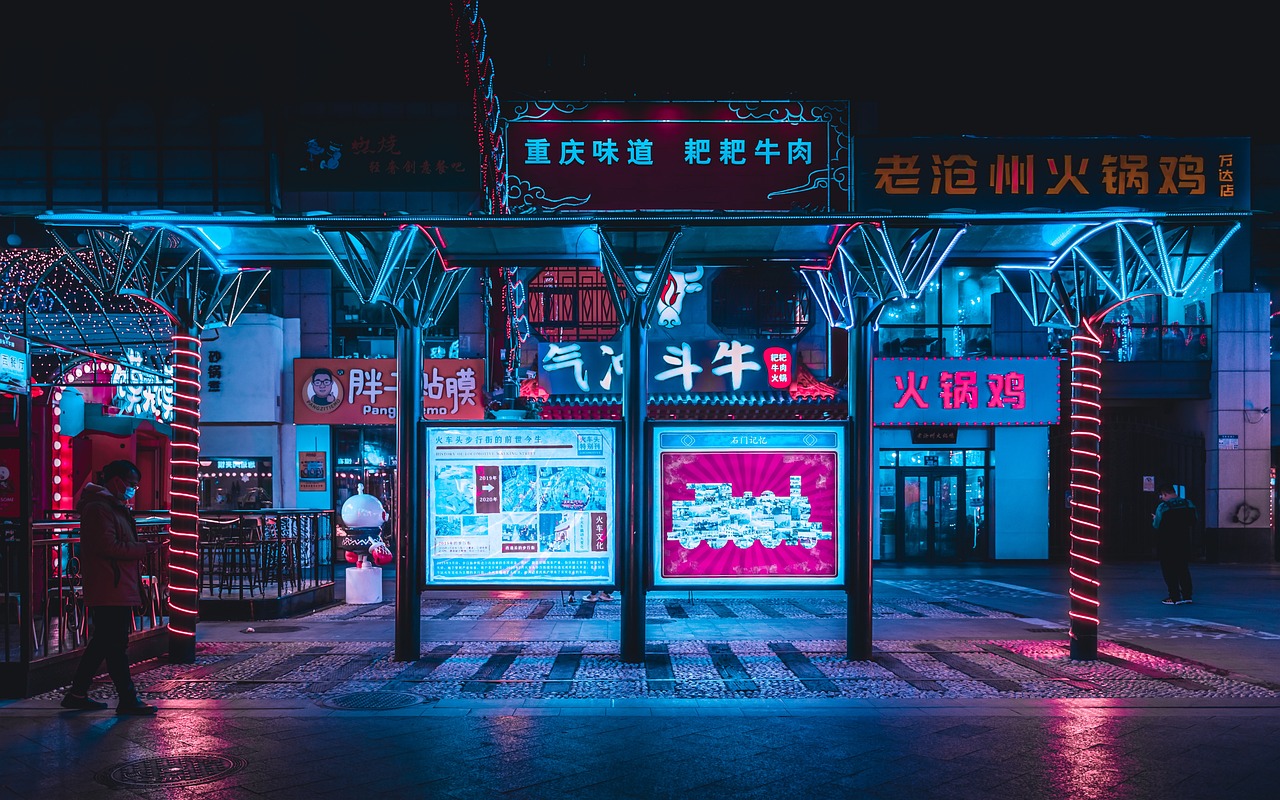 도시의 야경