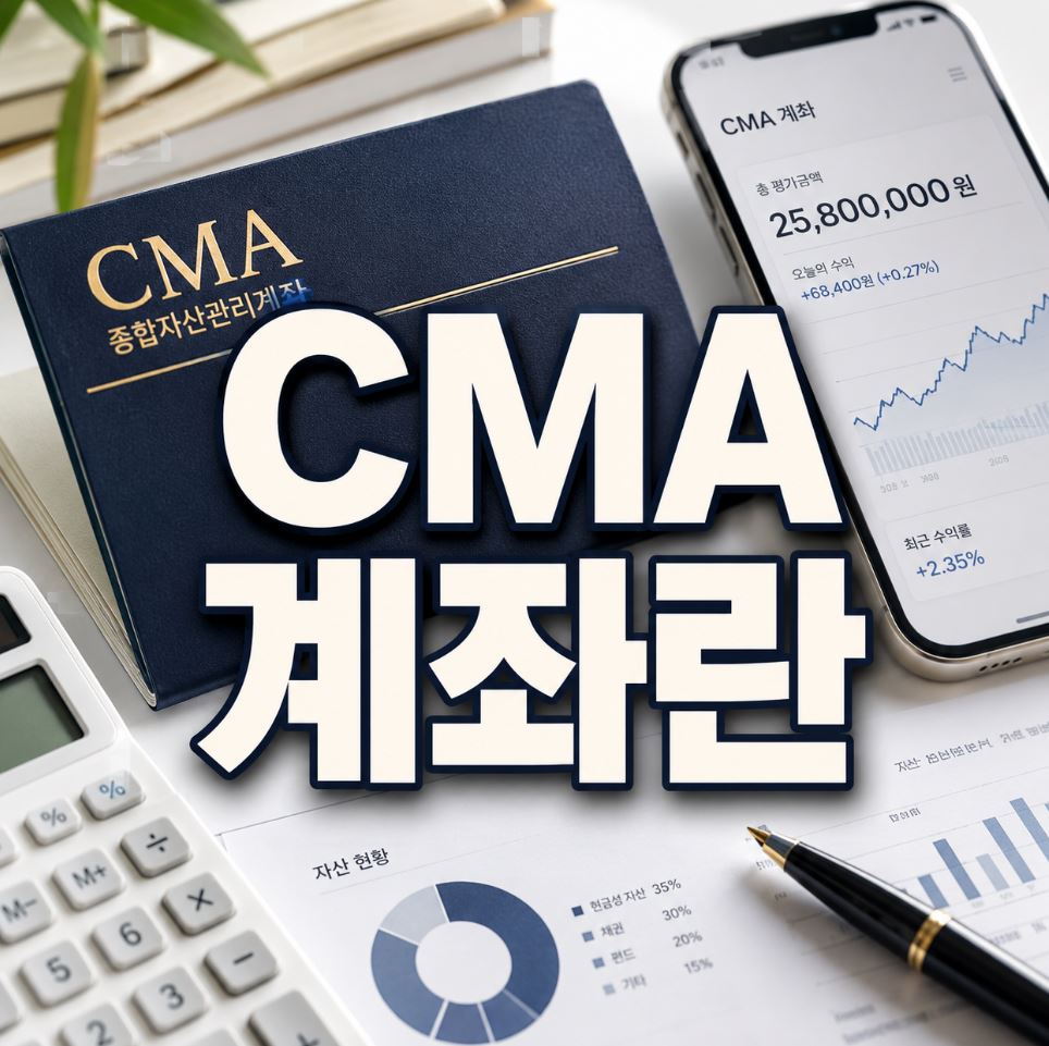 cma 계좌란 뜻·종류·금리 2026 총정리