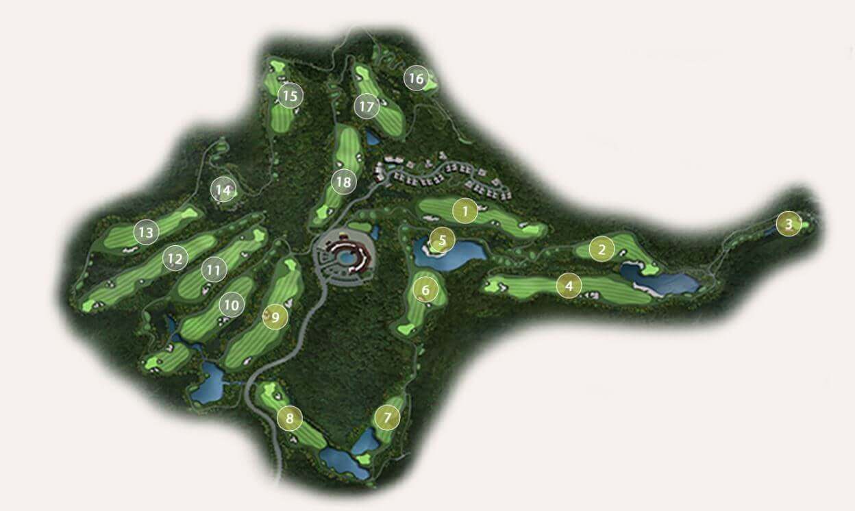 더스타휴CC 코스도