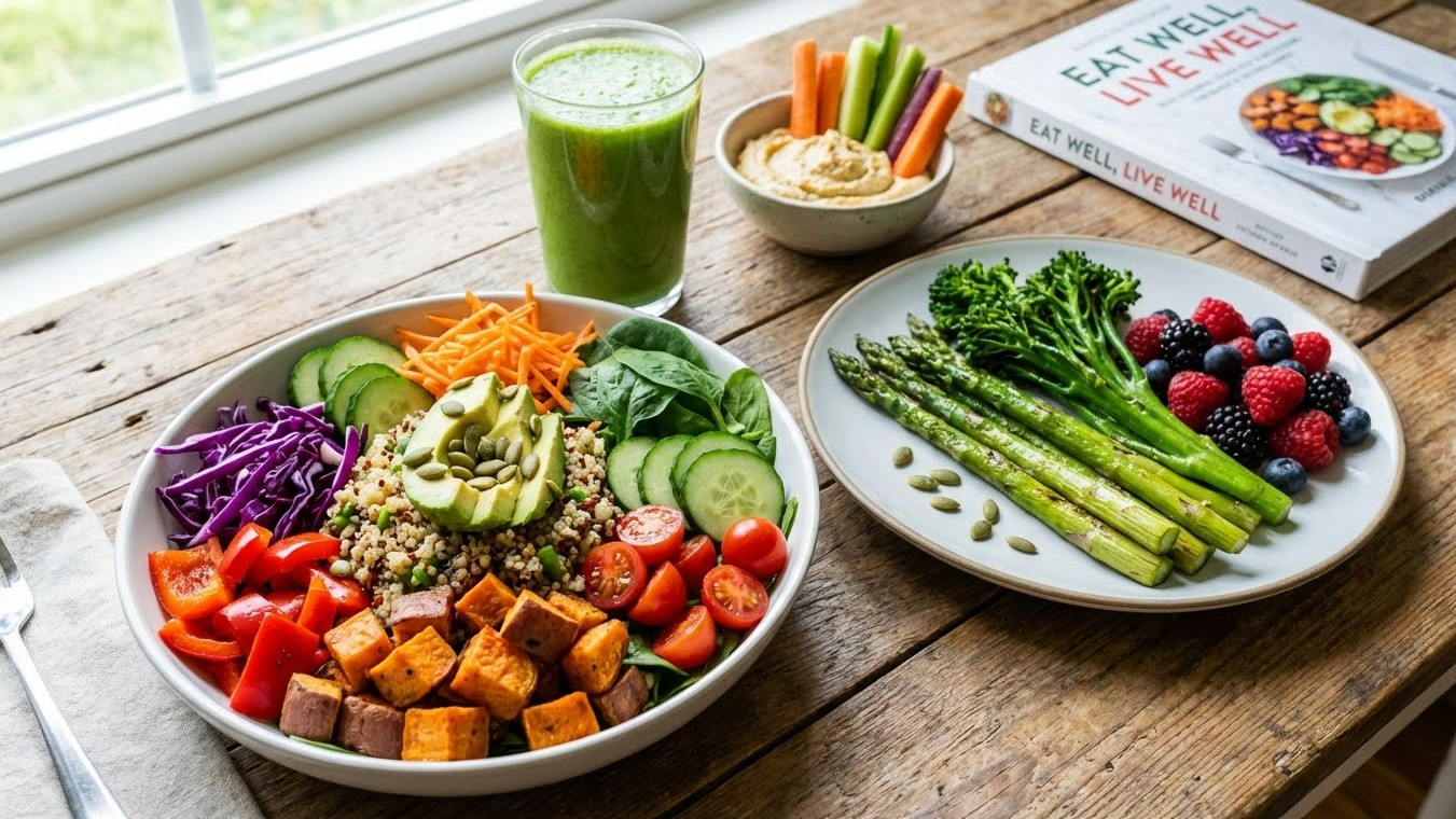 알록달록 건강한 채소 식단