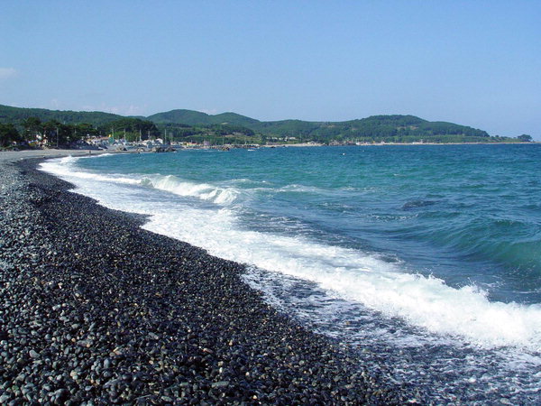  주전 몽돌해변