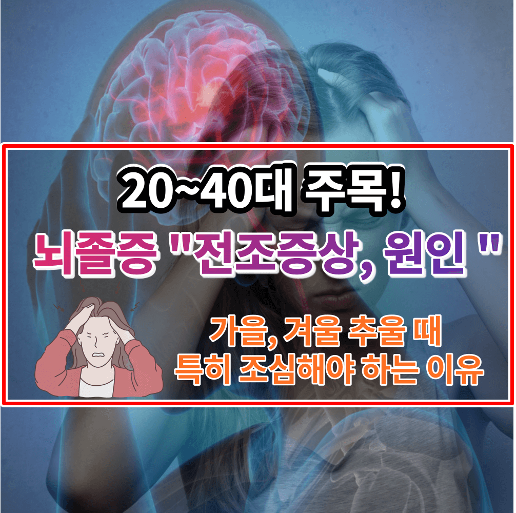 뇌졸증 전조증상