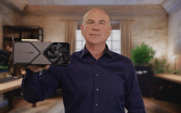 RTX GPU 시리즈를 소개하는 제프 피셔 엔비디아 게이밍 프로덕트 부문 수석 부사장.