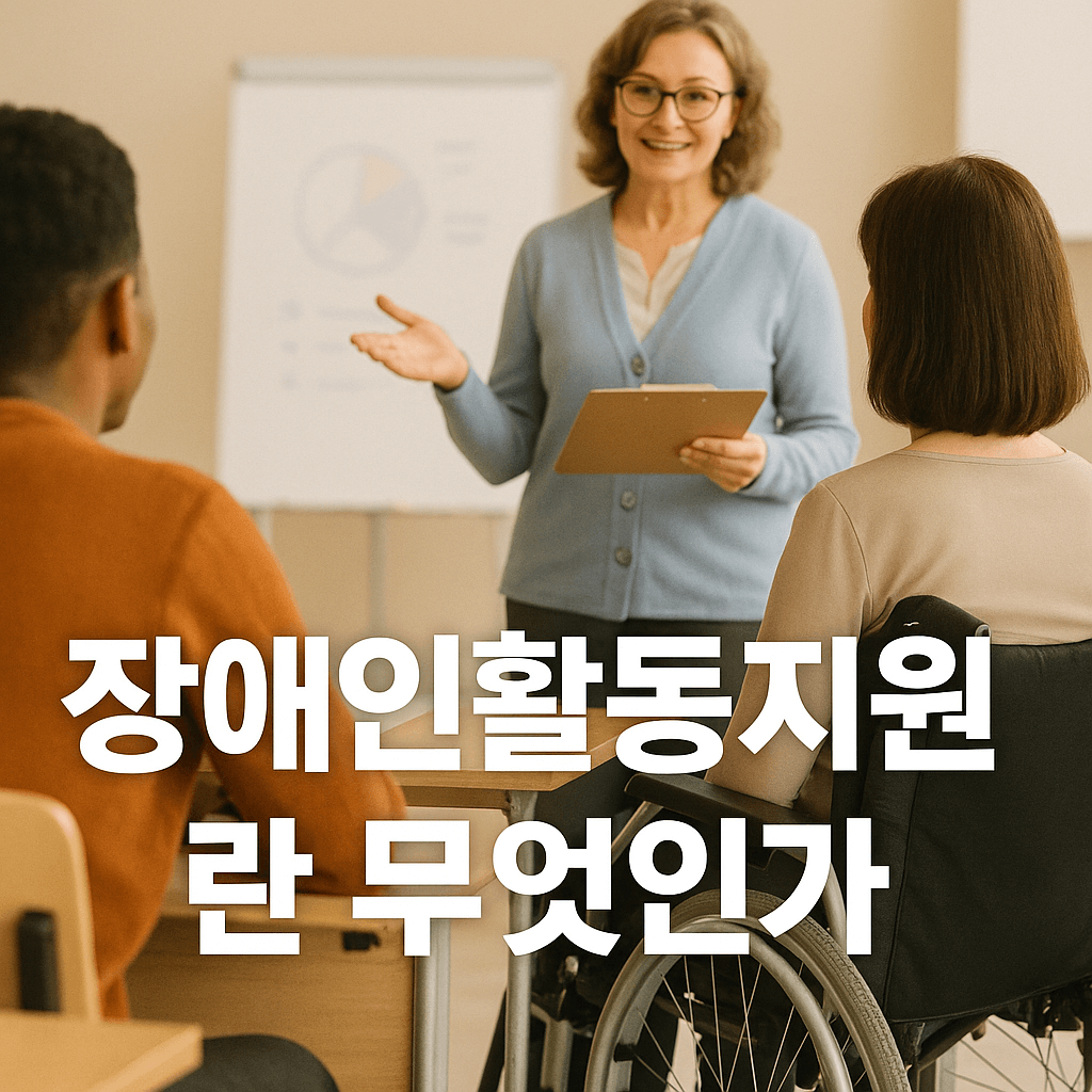 장애인활동지원이란