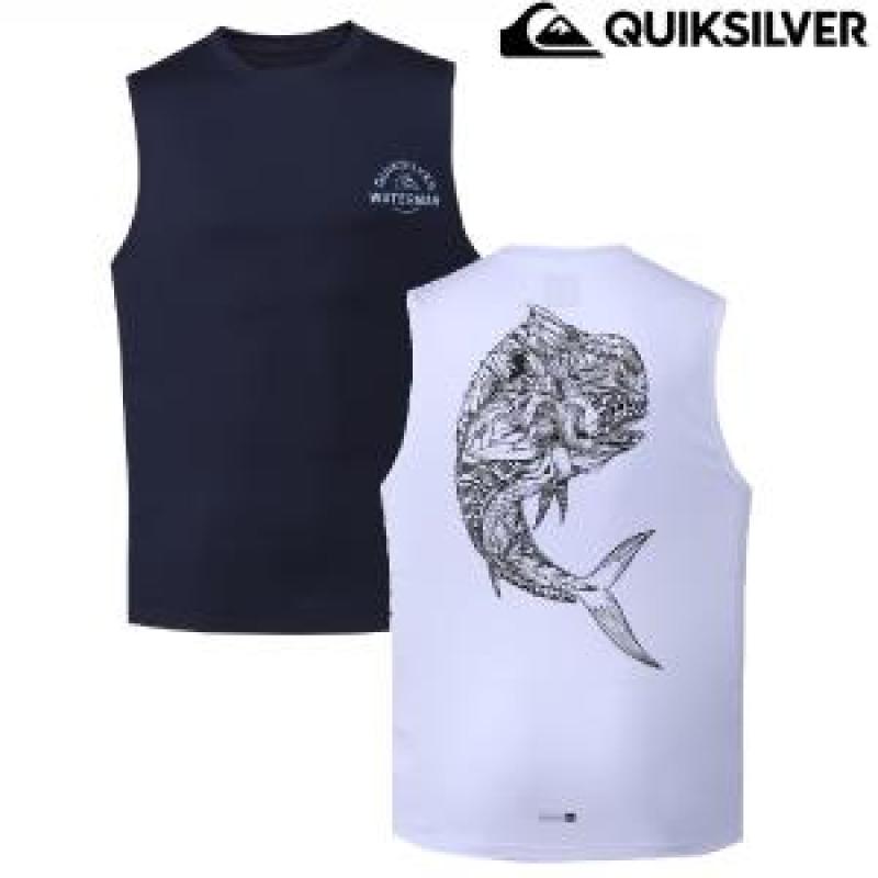 퀵실버록시 퀵실버 남성 민소매 래쉬가드 수영복 QB21RE141