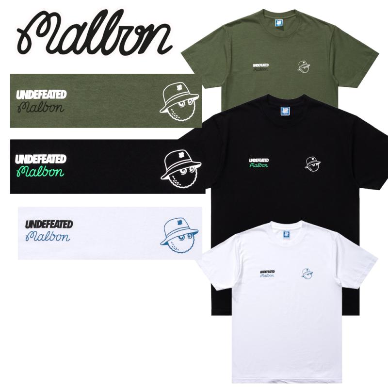 말본골프 남성골프웨어 기본 반팔티셔츠 MALBON X UNDEFEATED TEE