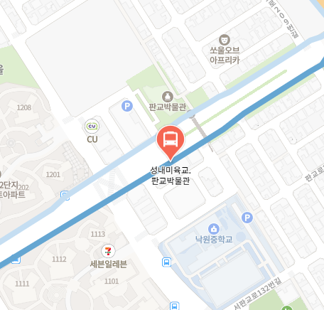 성내미육교.판교박물관에서 인천공항 리무진 공항버스(5000번) 실시간 지도 위치