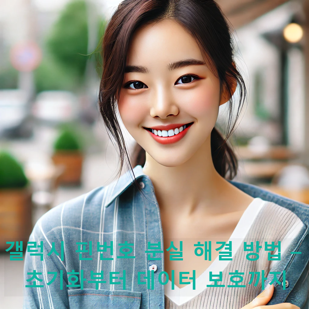 갤럭시 핀번호 분실 해결 방법 – 초기화부터 데이터 보호까지