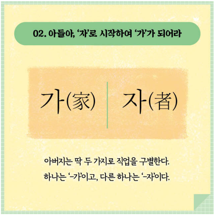 가와 자의 의미