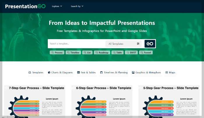 무료 PPT 템플릿 다운로드 사이트 presentationGo