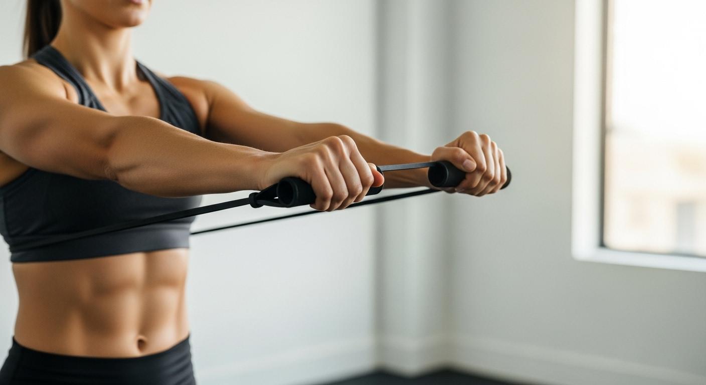 팔뚝살 밴드 운동