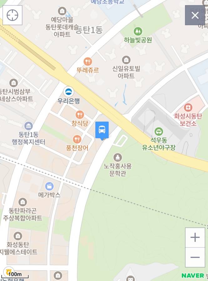 라마다호텔_정류장지도