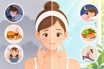 피부회복에 영향을 주는 일상생활 습관8