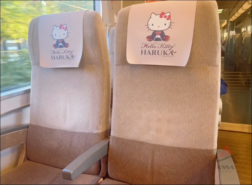 하루카 특급열차 내부