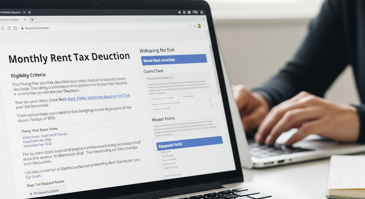 월세 세액공제 조건