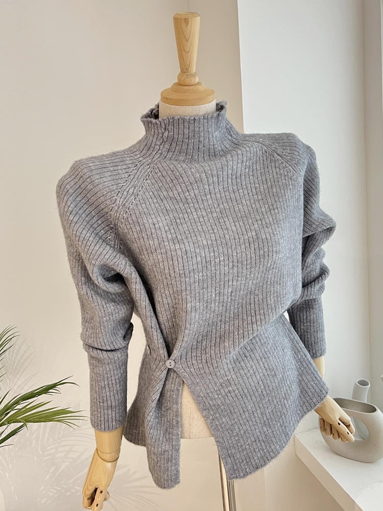 IMI 시어 클립 골지 폴라니트