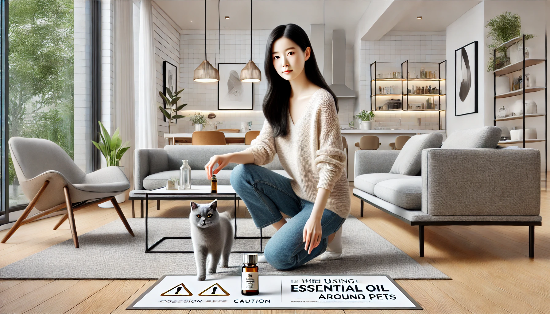 동물에게 사용 시 주의