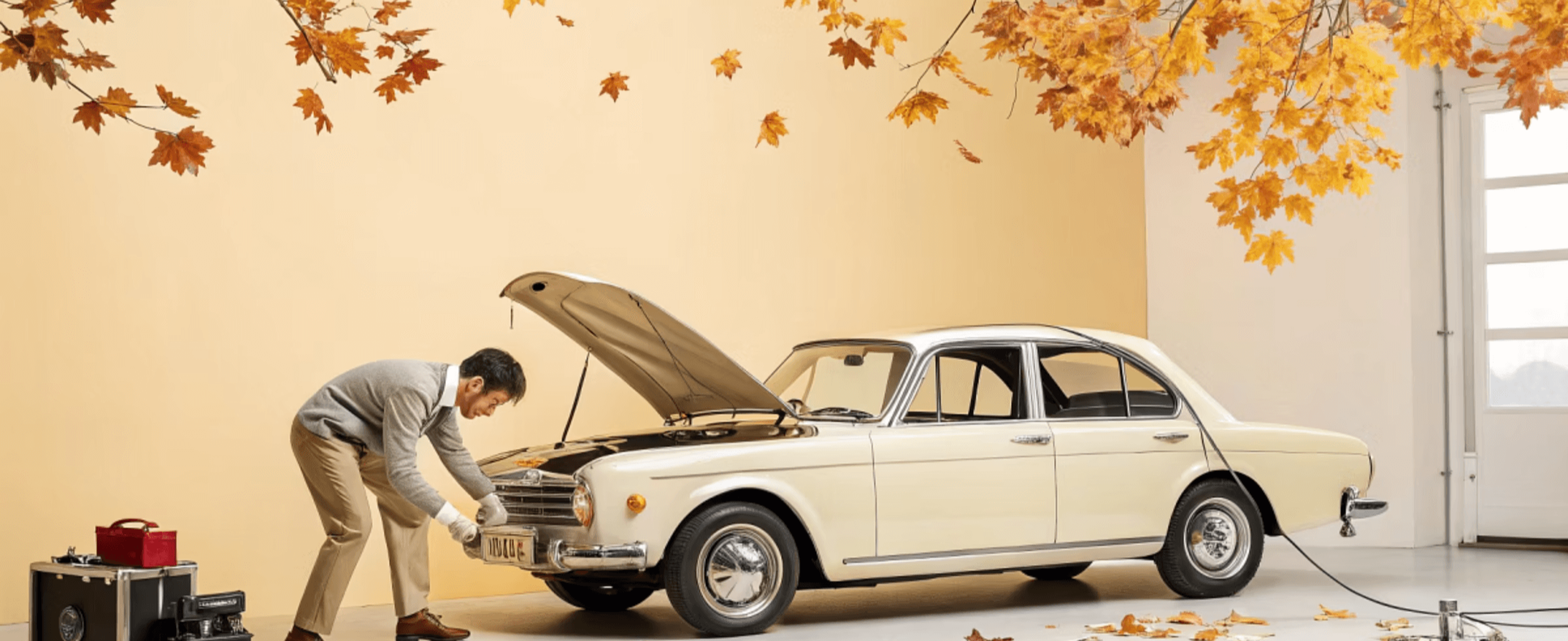 가을철 차량 관리에 대한 이미지