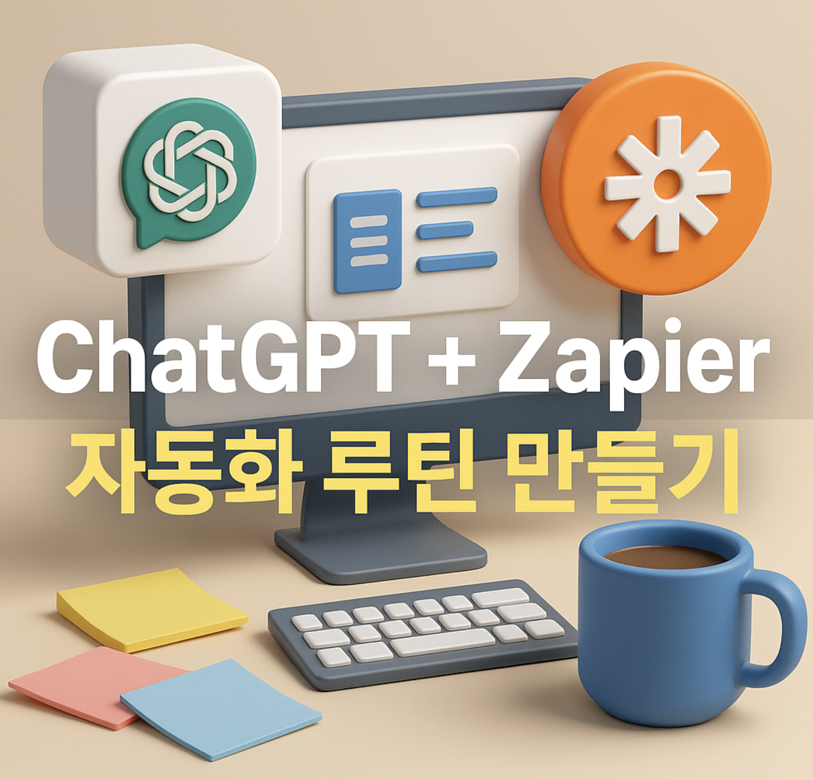 ChatGPT + Zapier 자동화 루틴 만들기