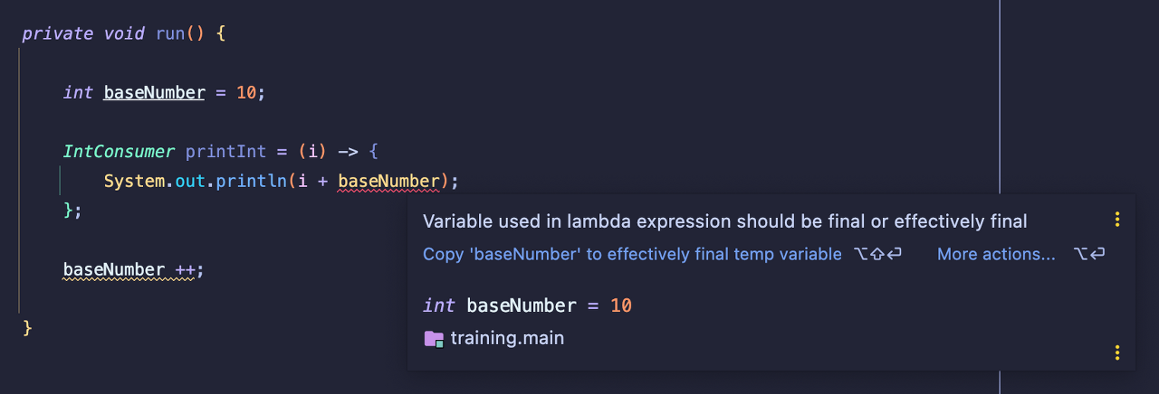 lamda effective final