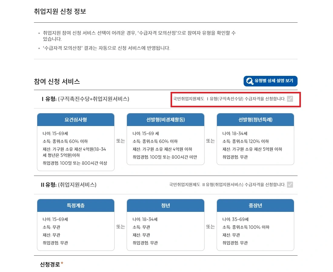 구직촉진수당 신청방법 자격요건