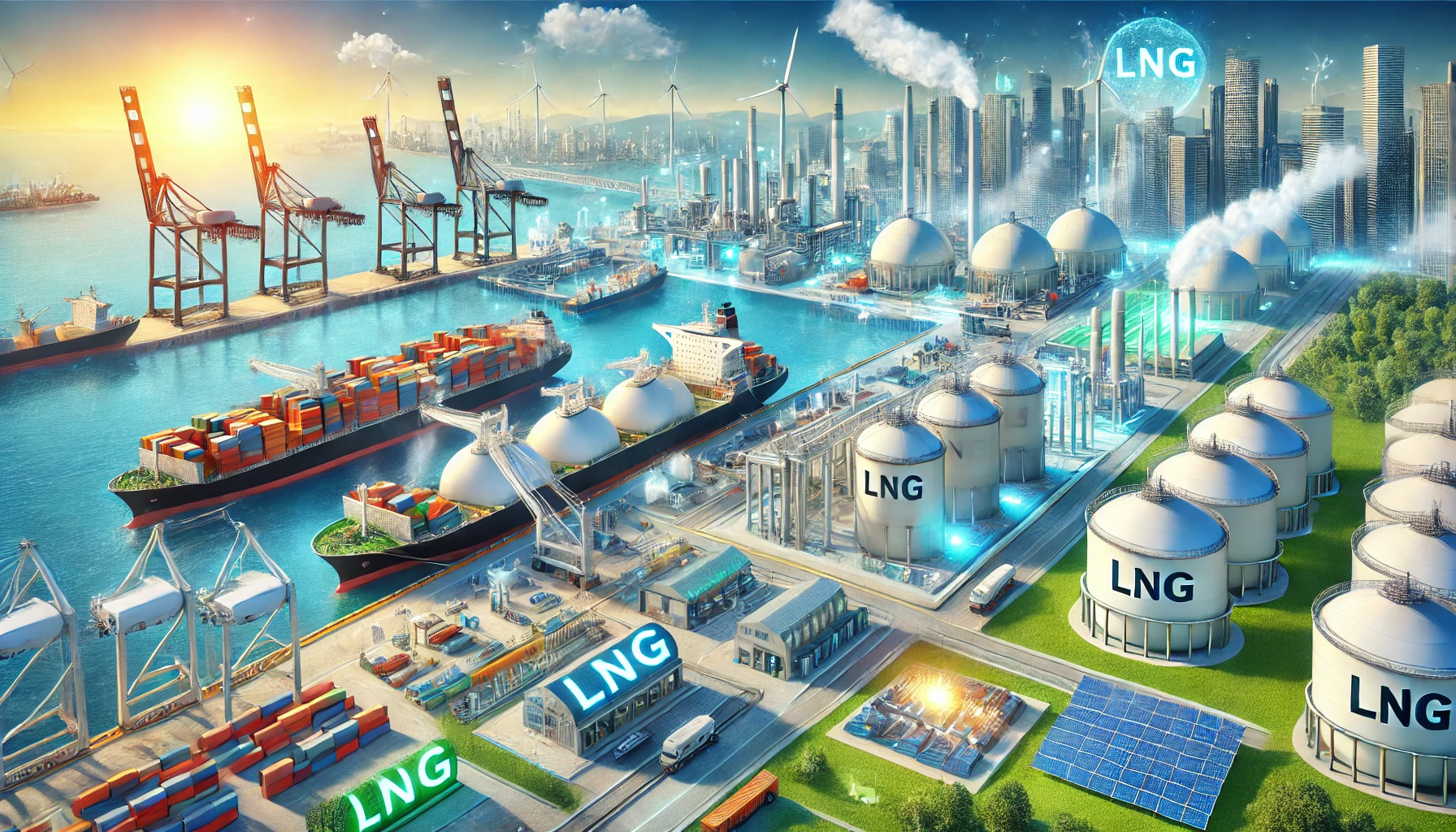 무역·LNG·친환경 사업 관련 미래의 이미지