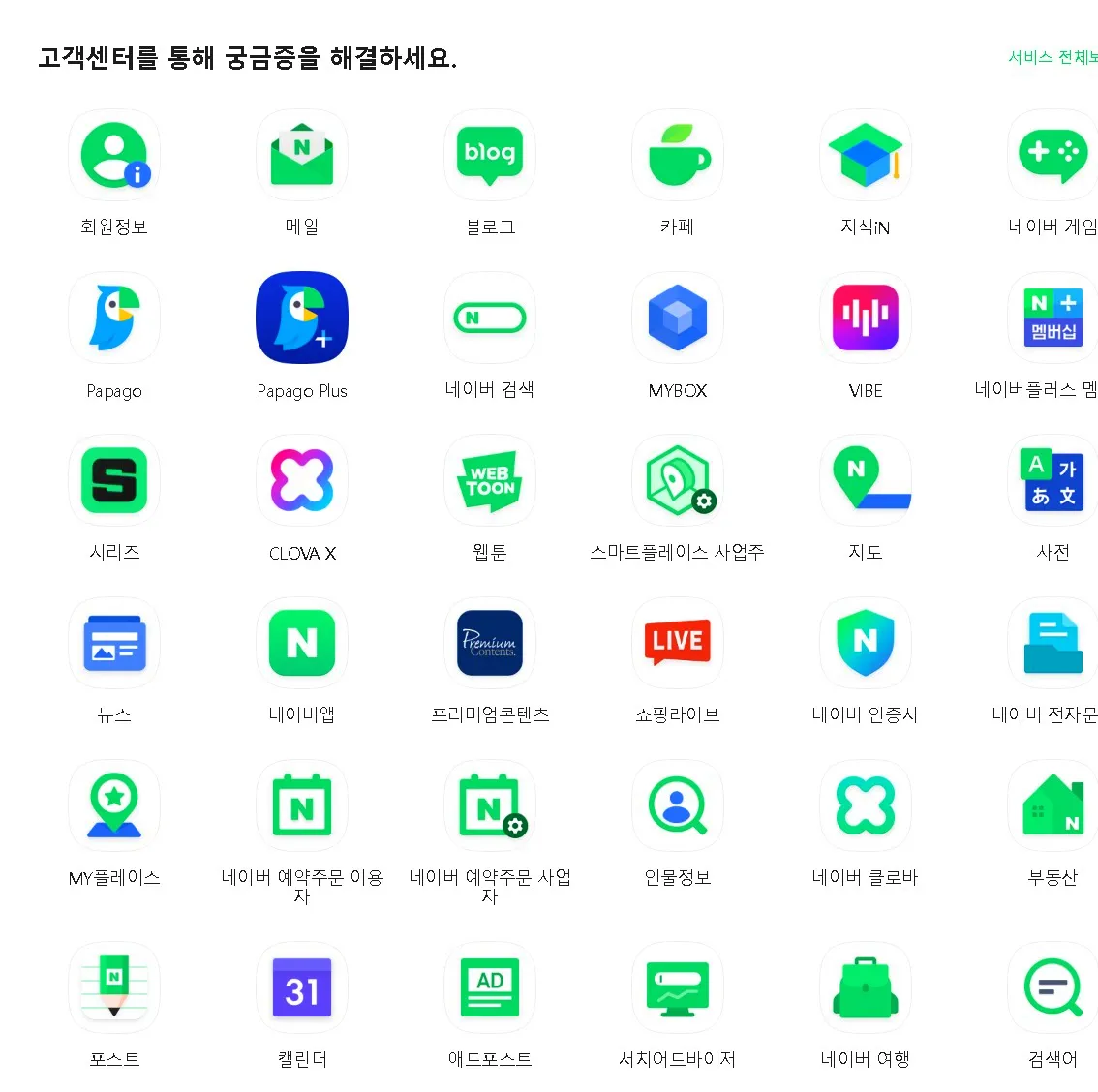네이버 고객센터 문의