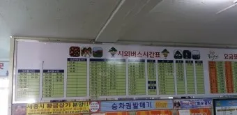 보은 시외버스터미널 시간표 예매 요금표_17