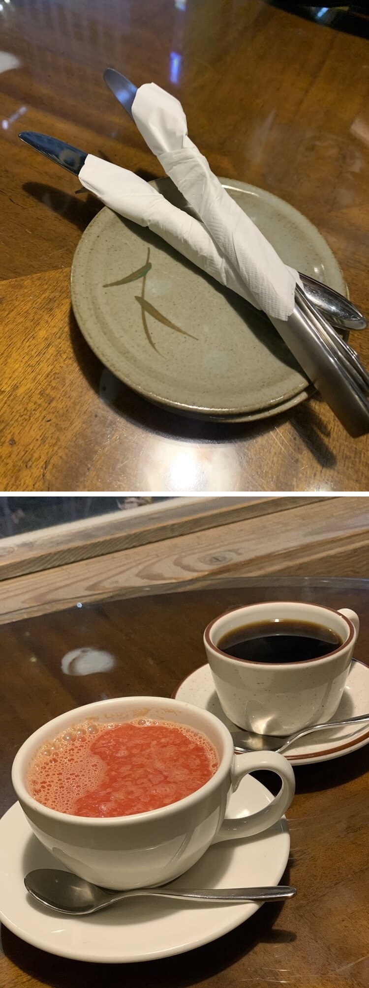 앞접시 및 포크, 나이프