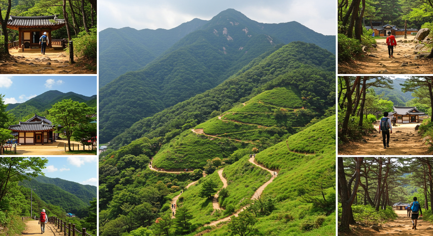 시니어 무릎 편한 평지위주 걷기 코스(평지위주.건강식,교통)