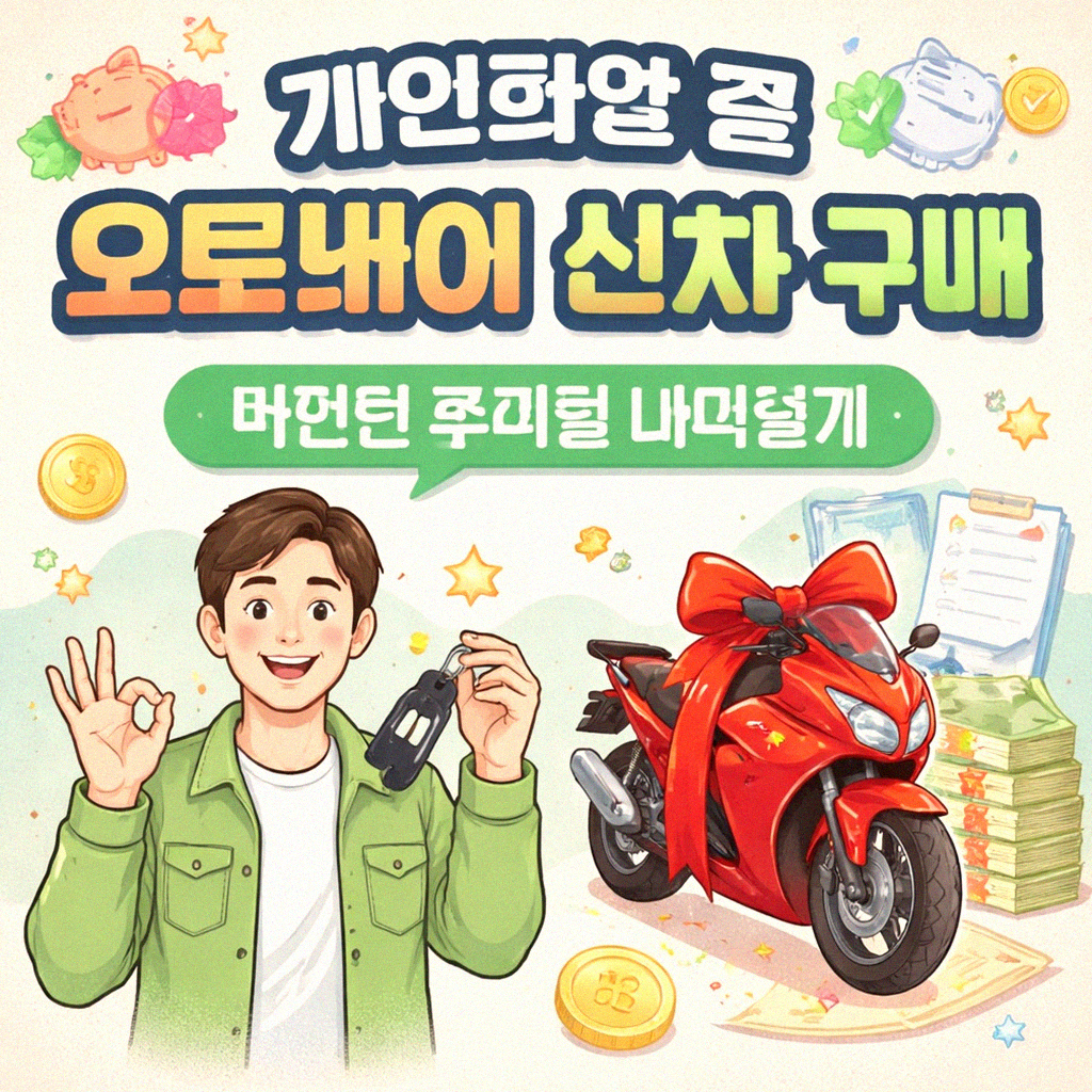 개인회생 중 오토바이 신차 구매, 정말 가능할까?