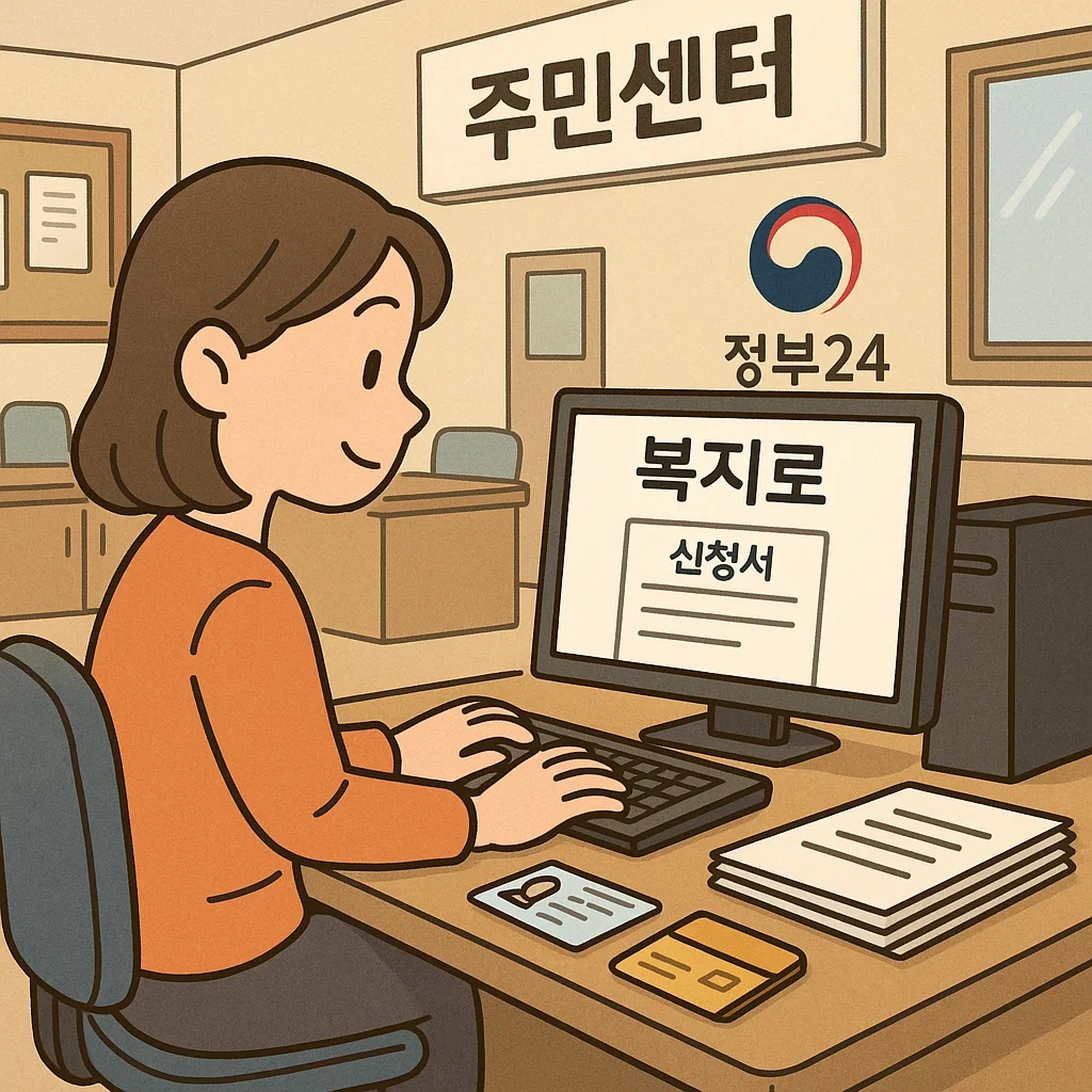 신청 방법 및 준비서류