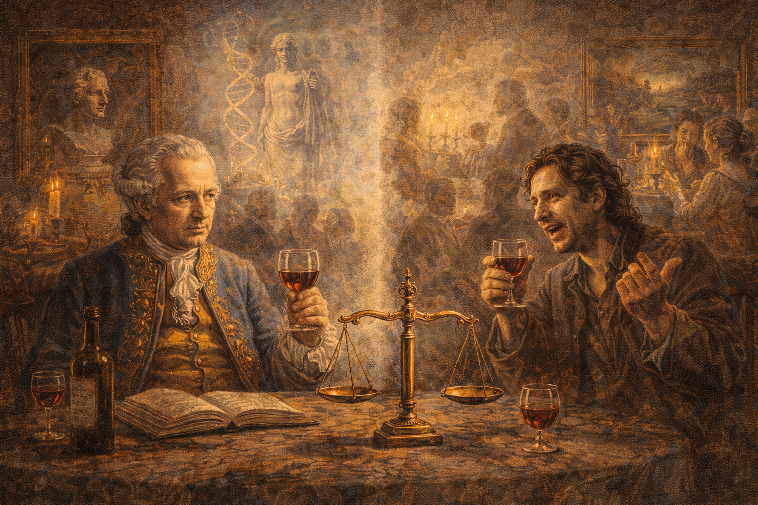 칸트 미학으로 풀어보는 술과 예술의 관계: 무관심적 쾌와 도취의 경계 이미지