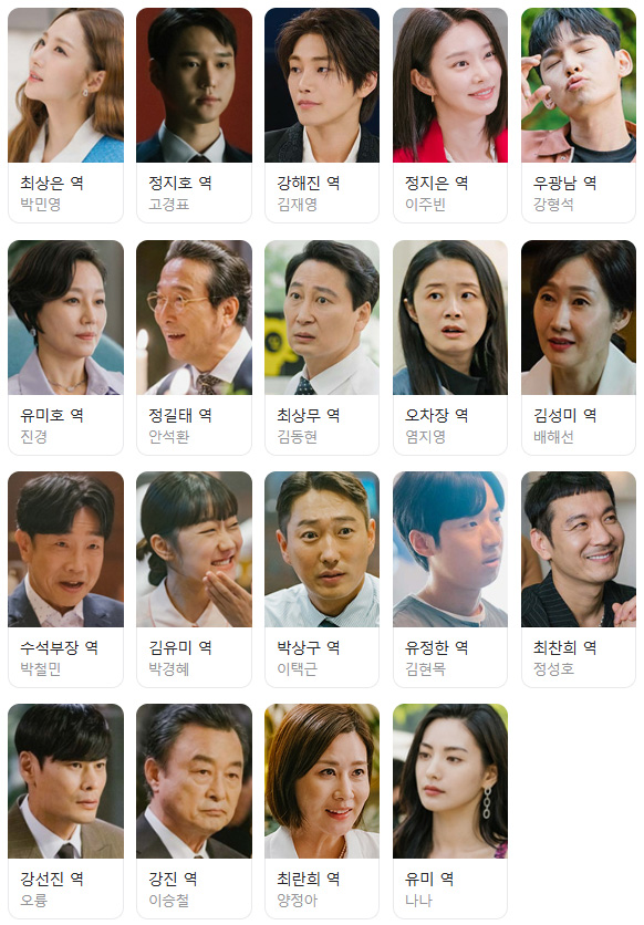 월수금화목토-드라마-등장인물