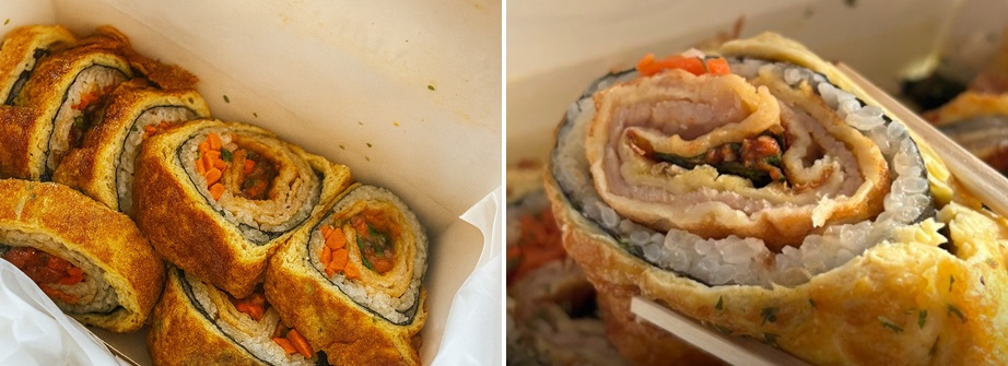 육전김밥과 삼겹살김치전 달인